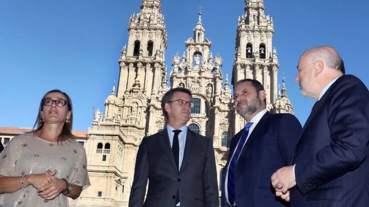 Resumen sonoro de la visita del ministro de Fomento a Galicia