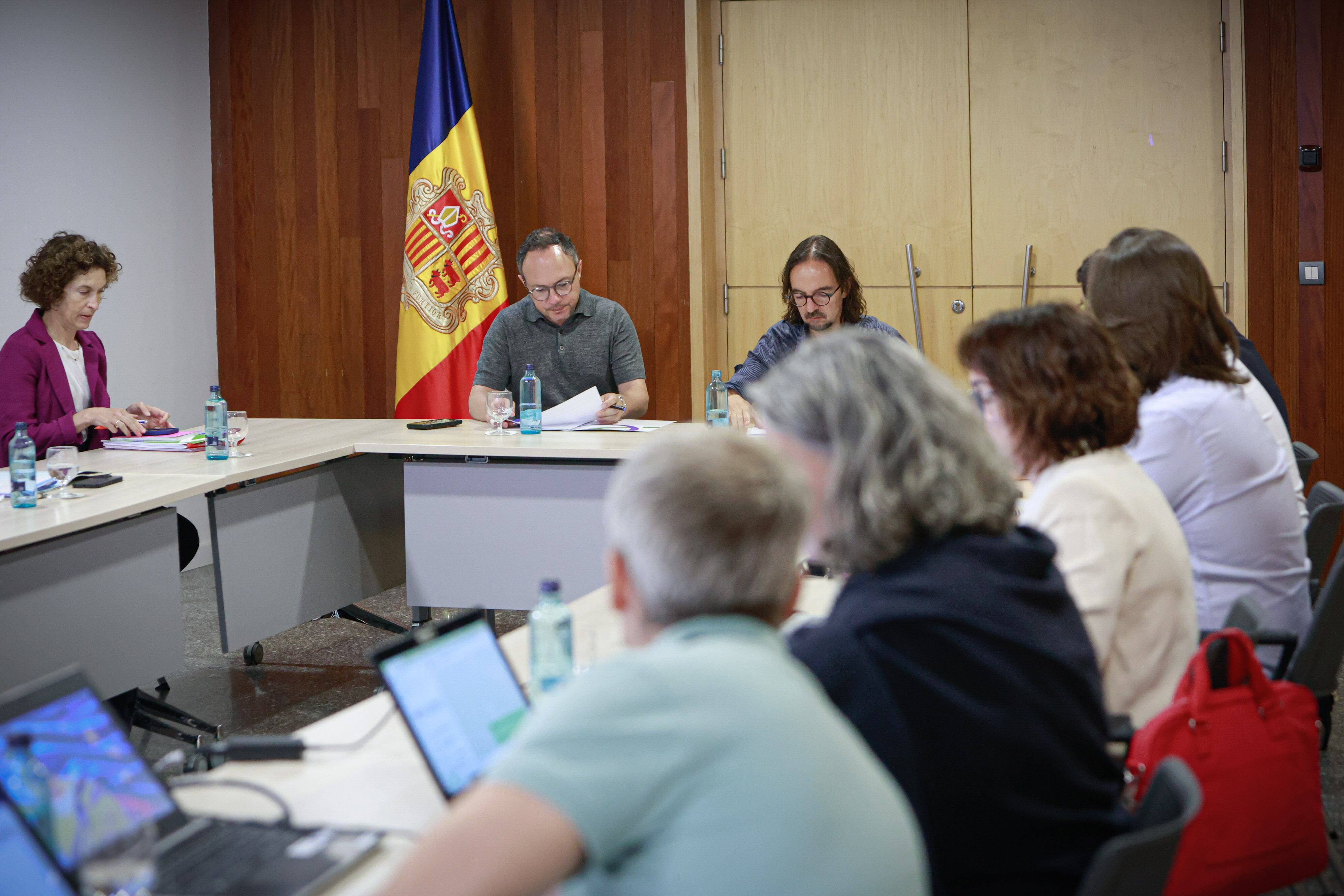 Reunió dels membres del pacte d&#039;Estat per Europa celebrada aquest dimecres