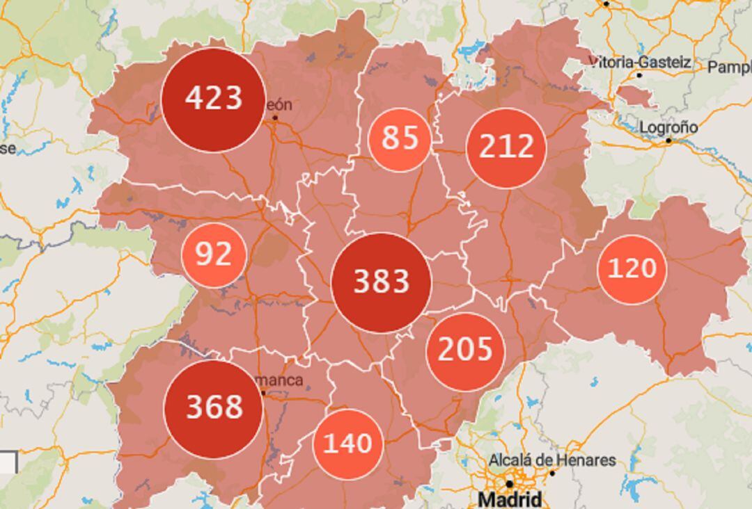 Se han registrado tres fallecimientos en los hospitales de la comunidad alcanzando los 2.028 decesos acumulados