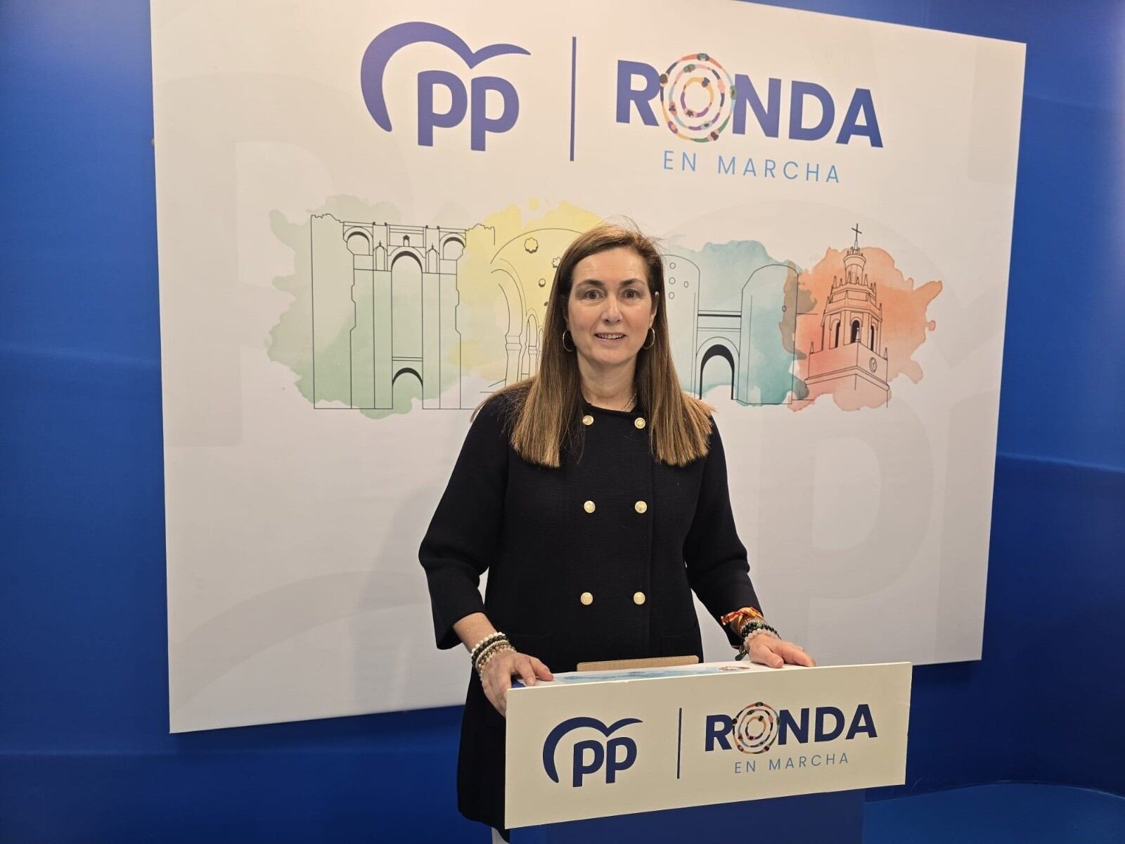 Cristina Durán en rueda de prensa