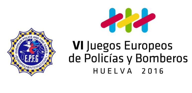 Cartel Juegos Europeos Policías y Bomberos.