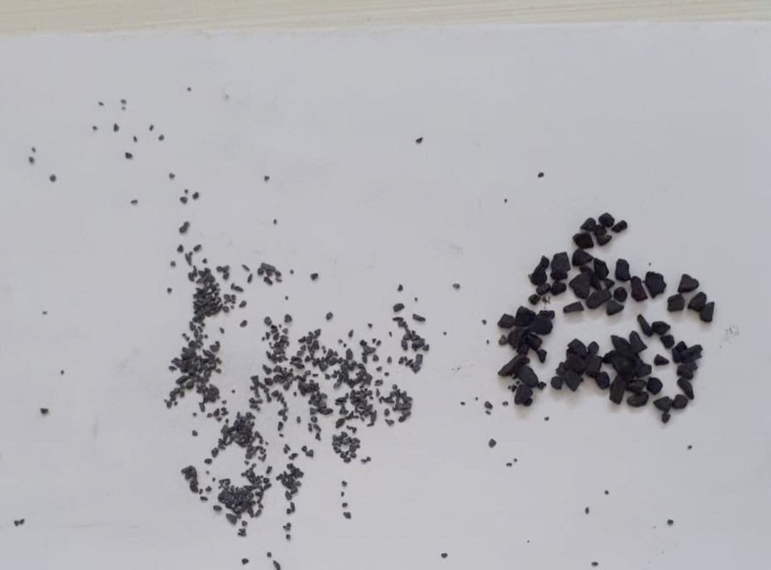 A la izquierda, pólvora disparada en poblaciones como Petrer. A la derecha pólvora disparada en Rojales y que se hubiera llegado a Novelda