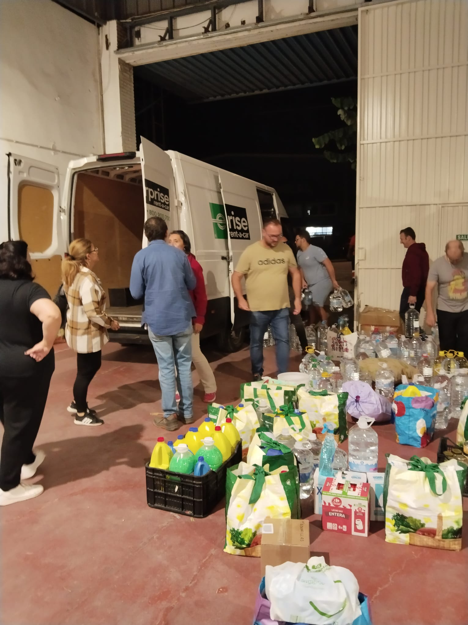 Caravana trabajadores Urbaser.