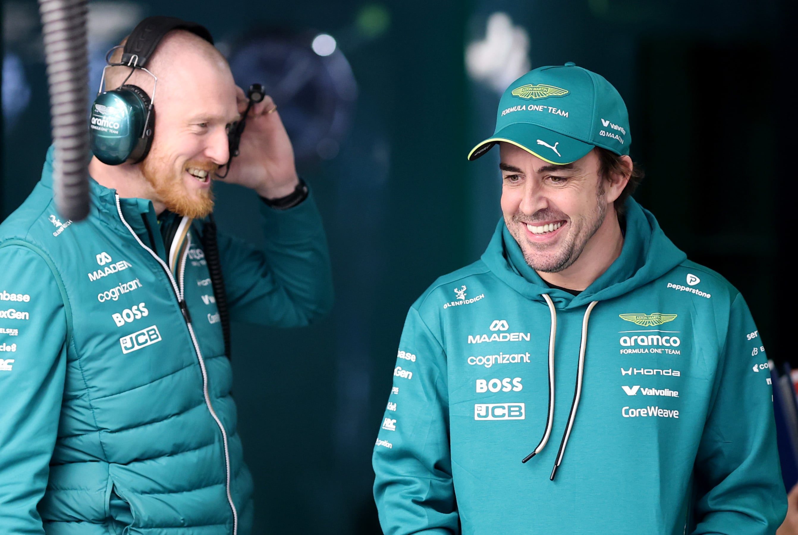 Fernando Alonso, piloto de Aston Martin F1 Team, en el GP de Japón