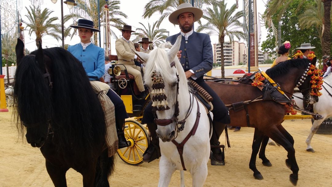 Jinetes en la Feria del Caballo de Jerez