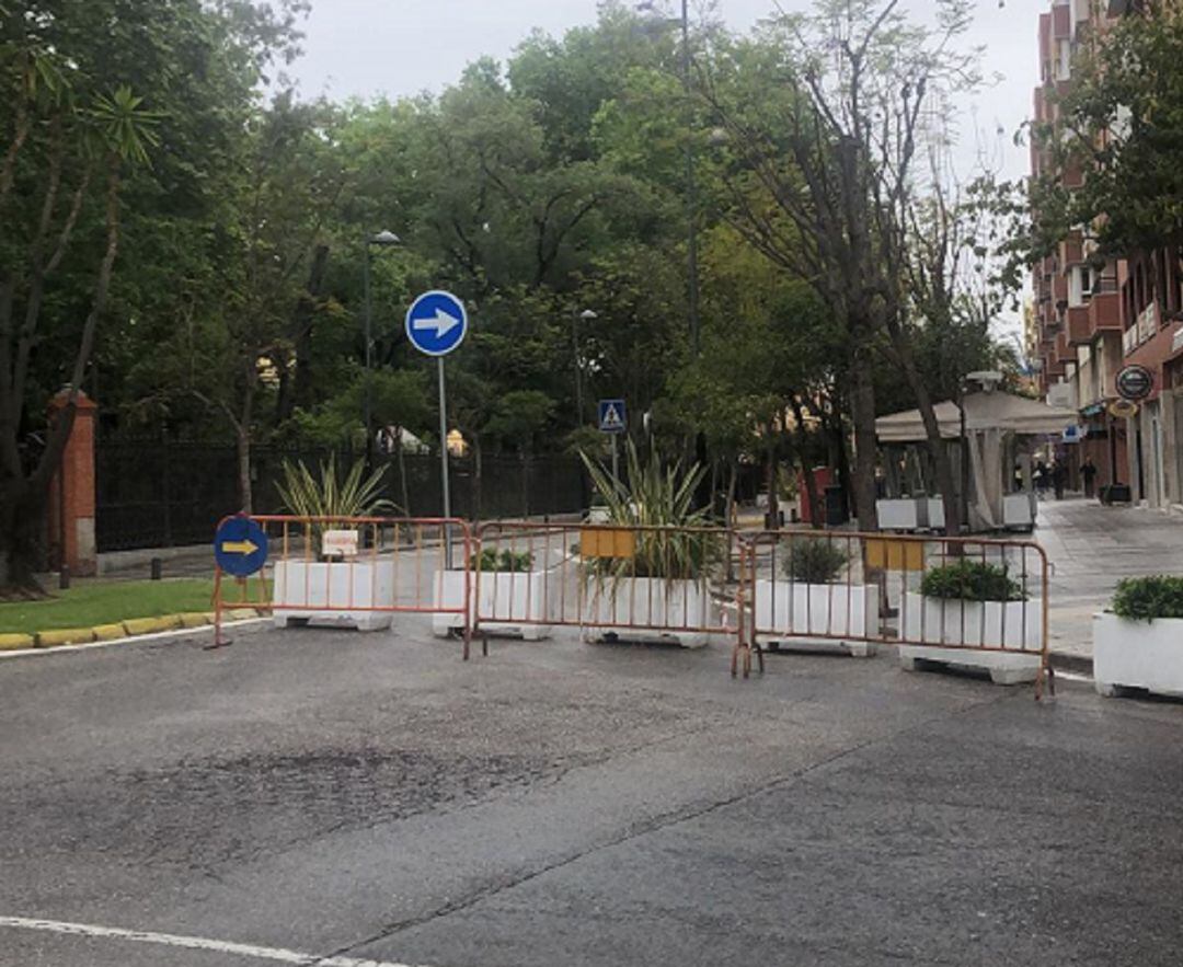 Cierre de la avenida Capitán Ontañón.