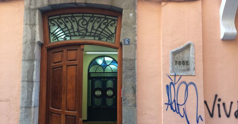 Sede del PSOE de Jaén en la calle Hurtado de la capital jienense.