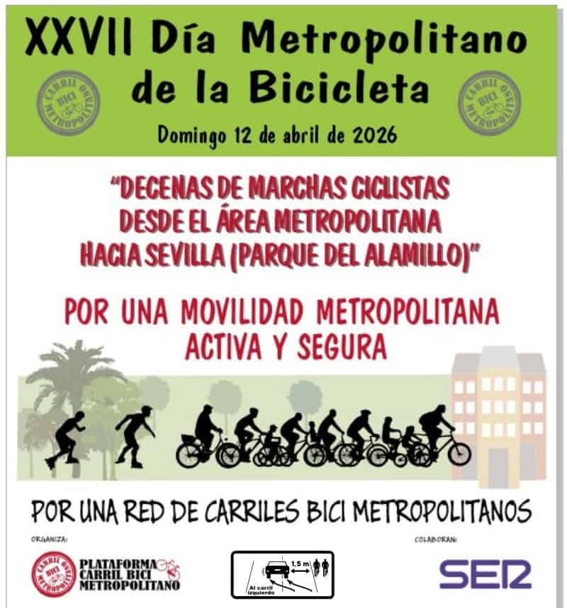 Cartel del XVII Día Metropolitano de la Bicicleta