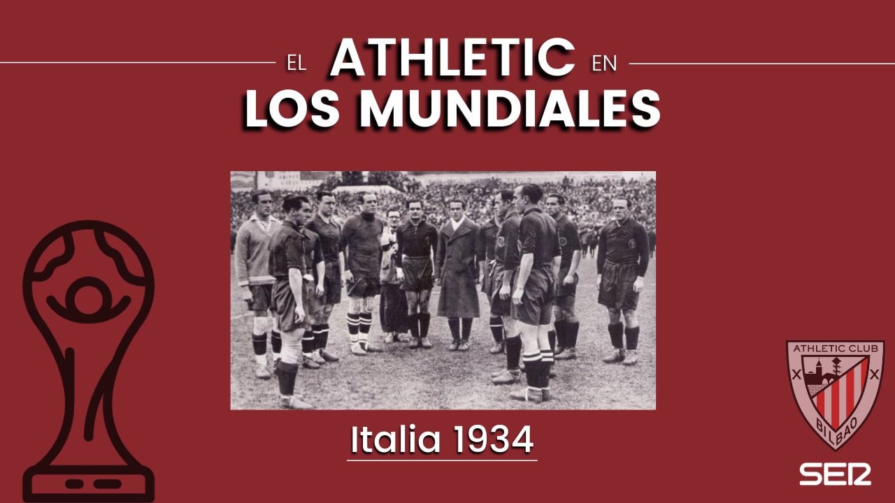 Los primeros mundialistas del Athletic compitieron en Italia 1934