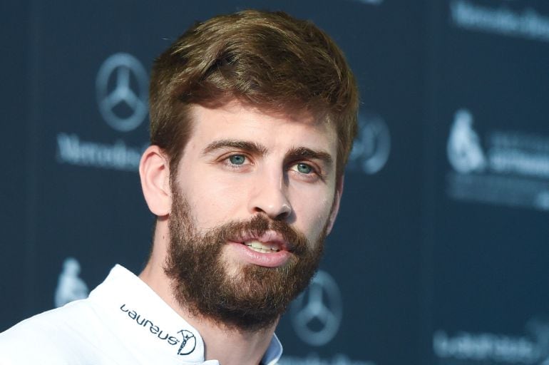 Gerard Pique fue presentado como embajador de Laureus.