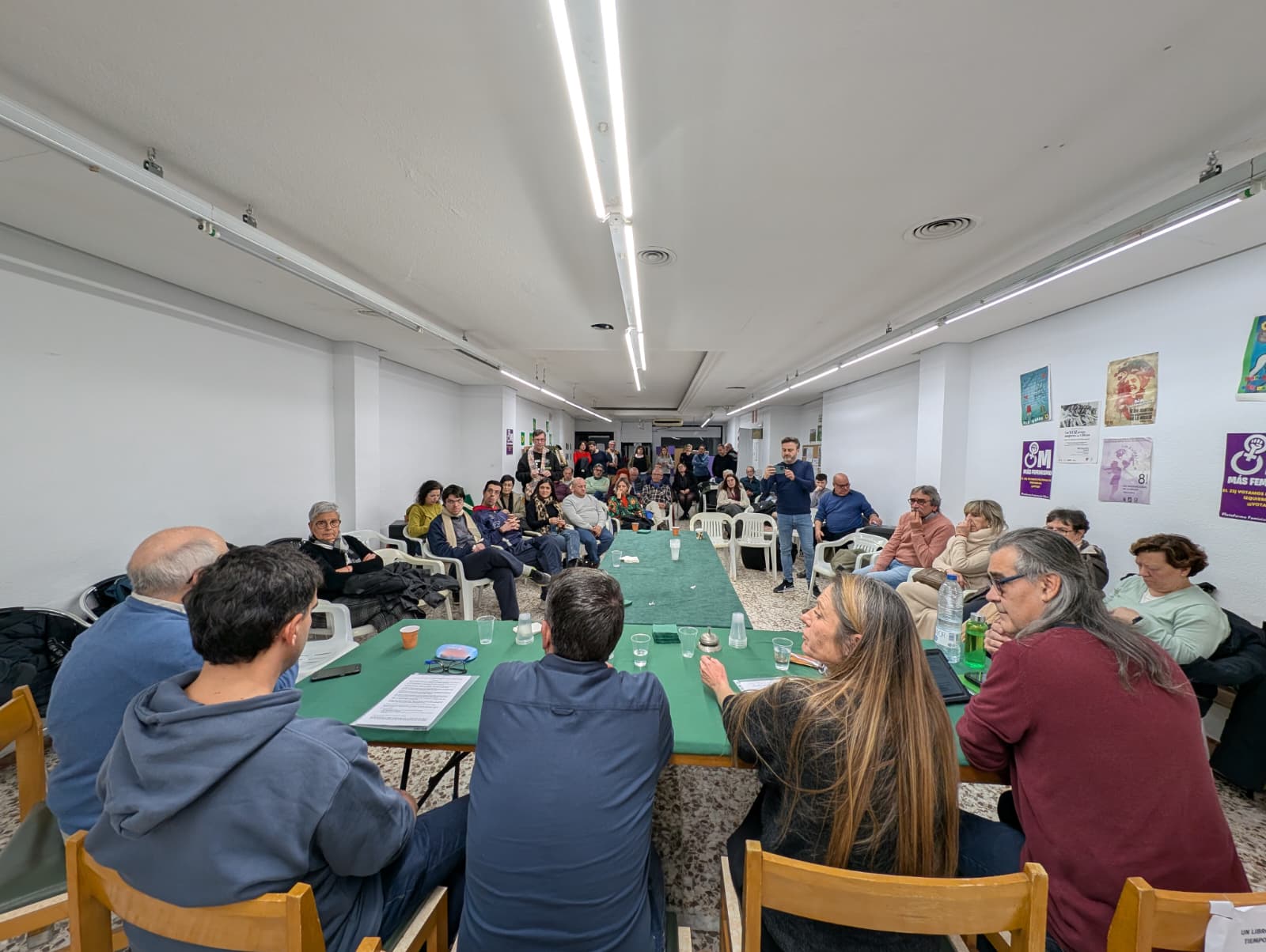 Momento del acto realizado en Villena