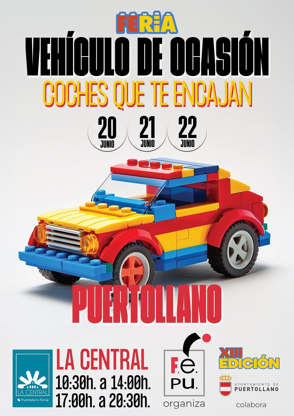 Cartel XIII Feria Vehículo Ocasión Puertollano