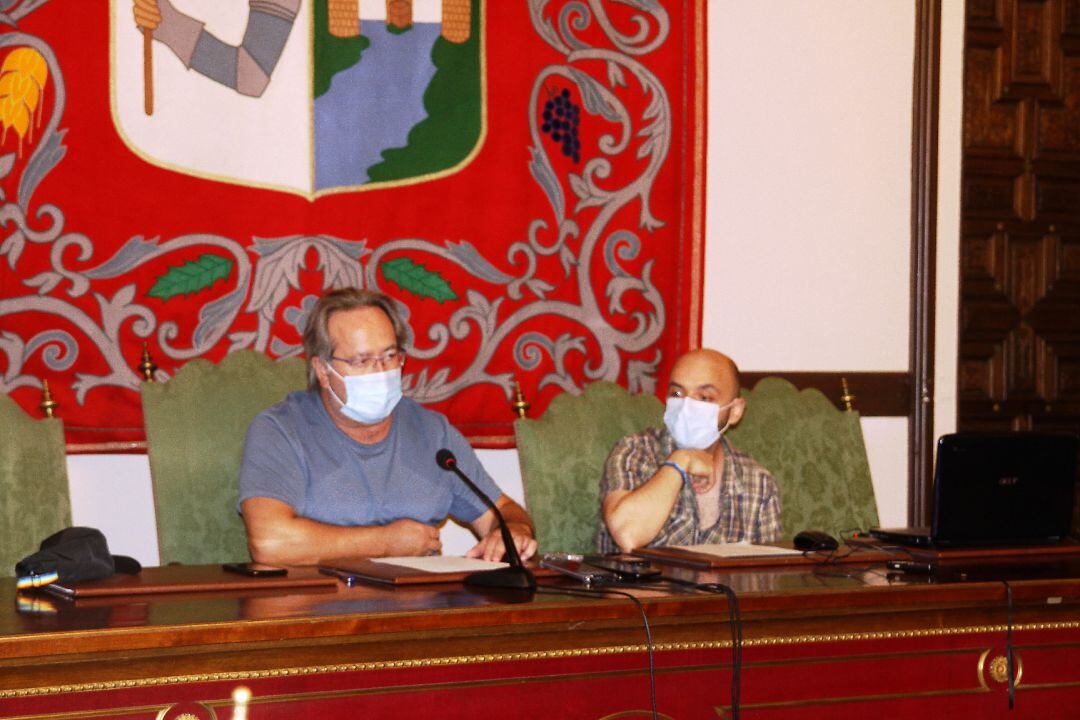  Francisco Guarido durante la rueda de prensa de este martes