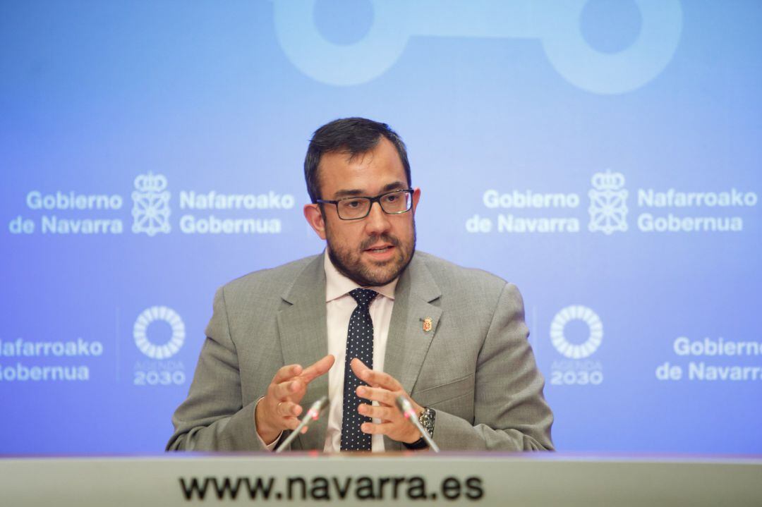 El portavoz del Gobierno de Navarra, Javier Remírez