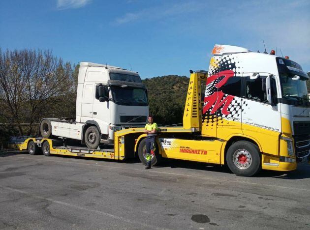 José Antonio Martín, tras cuatro años como camionero en ruta, ahora presta asistencia técnica en carretera a los profesionales del transporte de mercancías