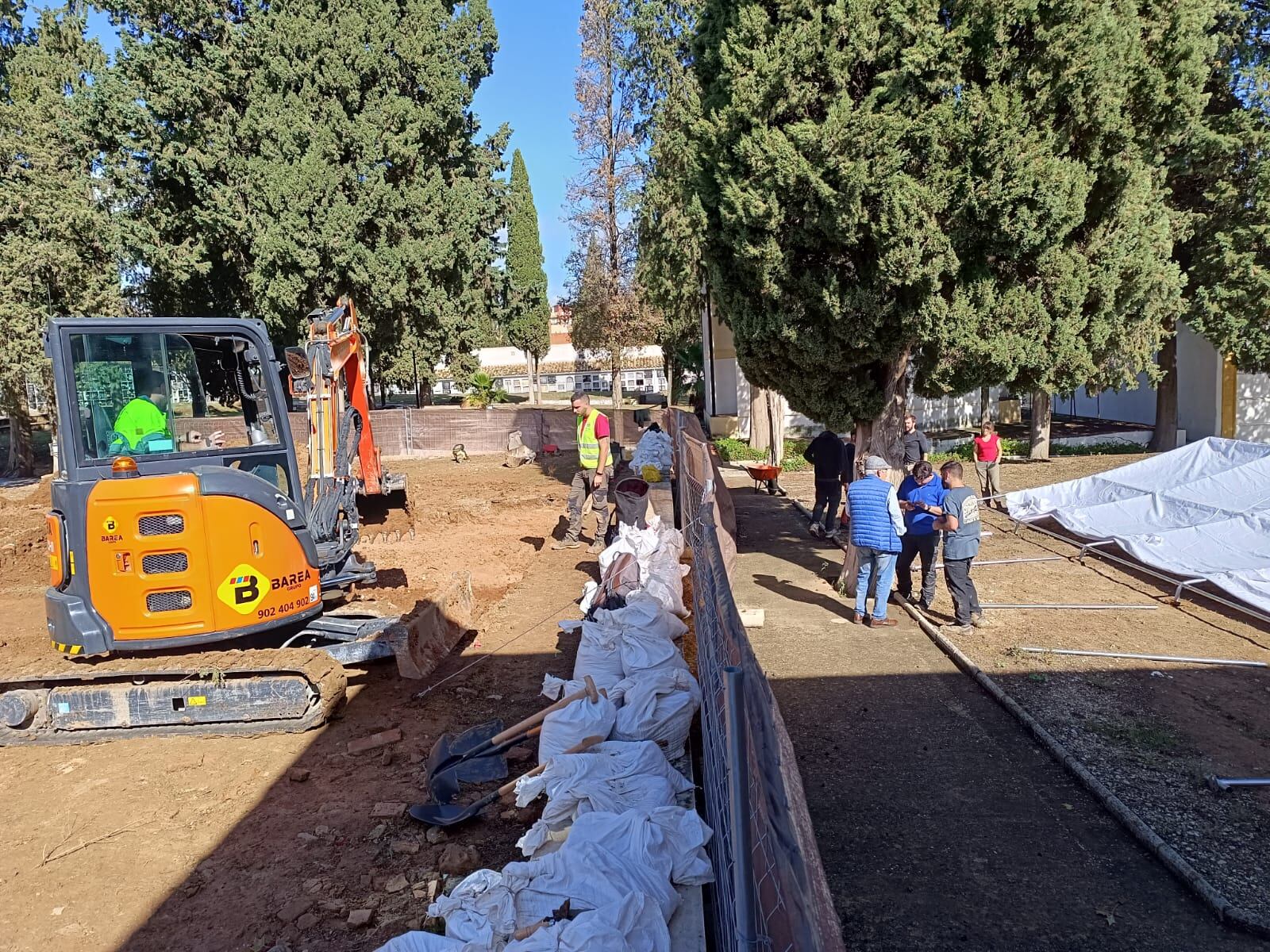 Inicio de las exhumaciones de las fosas comunes del Cementerio de La Salud en Córdoba (archivo)