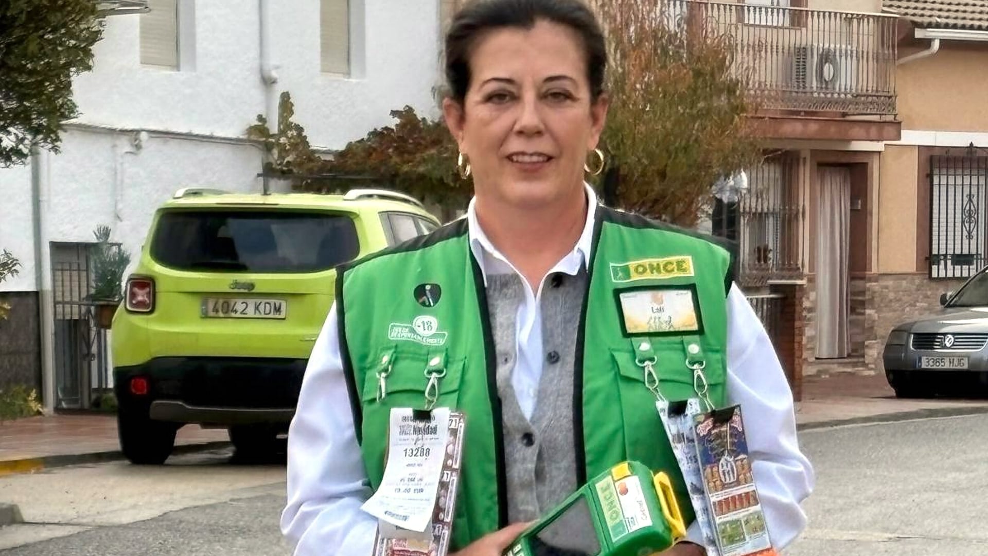 María Dolores Pacheco, vendedora de la ONCE desde 2015