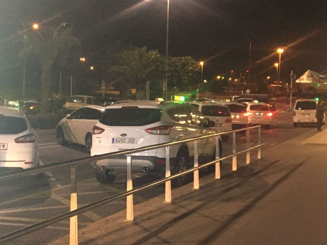 Imagen de archivo de la parada de taxis del Aeropuerto de Ibiza