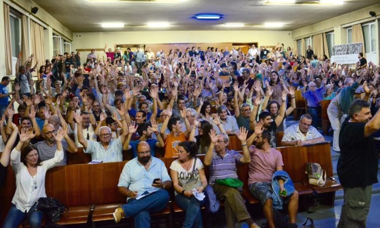 Fotografía de la asamblea estatal Ahora en Común. / Agustín Millán