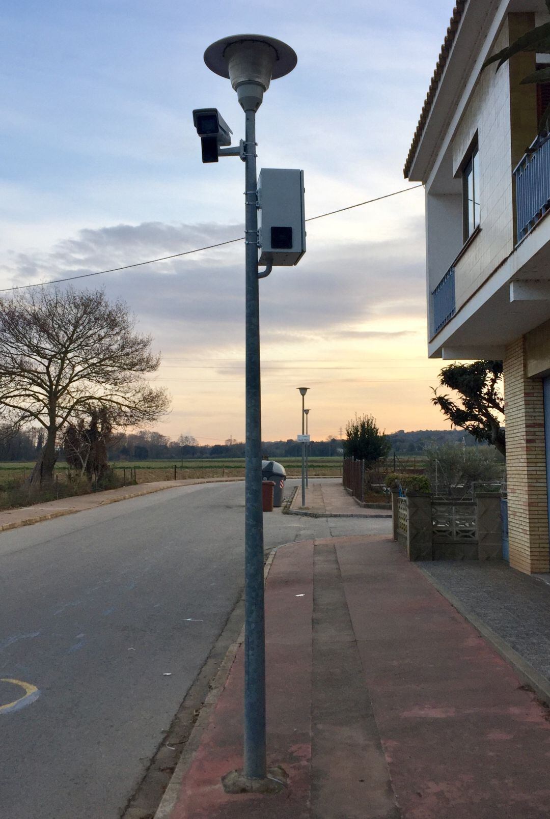 Una de les càmeres instal·lades