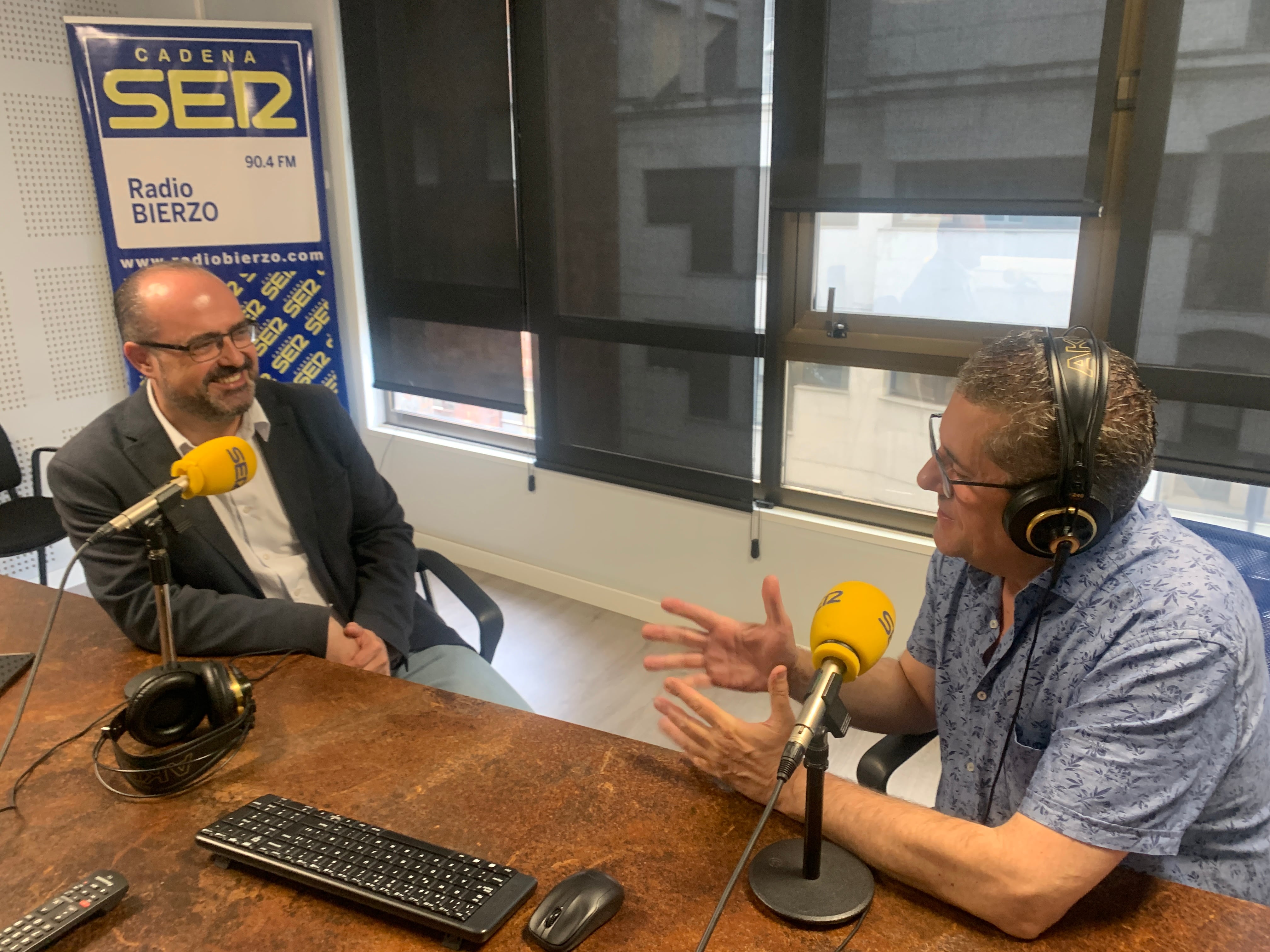 Marco Morala, en Radio Bierzo