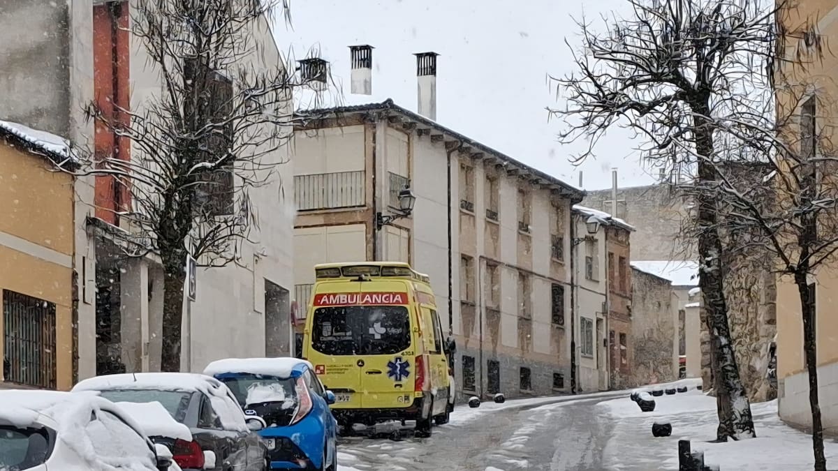 Más de 1.300 alumnos, consultorios de salud y centros de día, afectados por la nieve en la provincia de Segovia