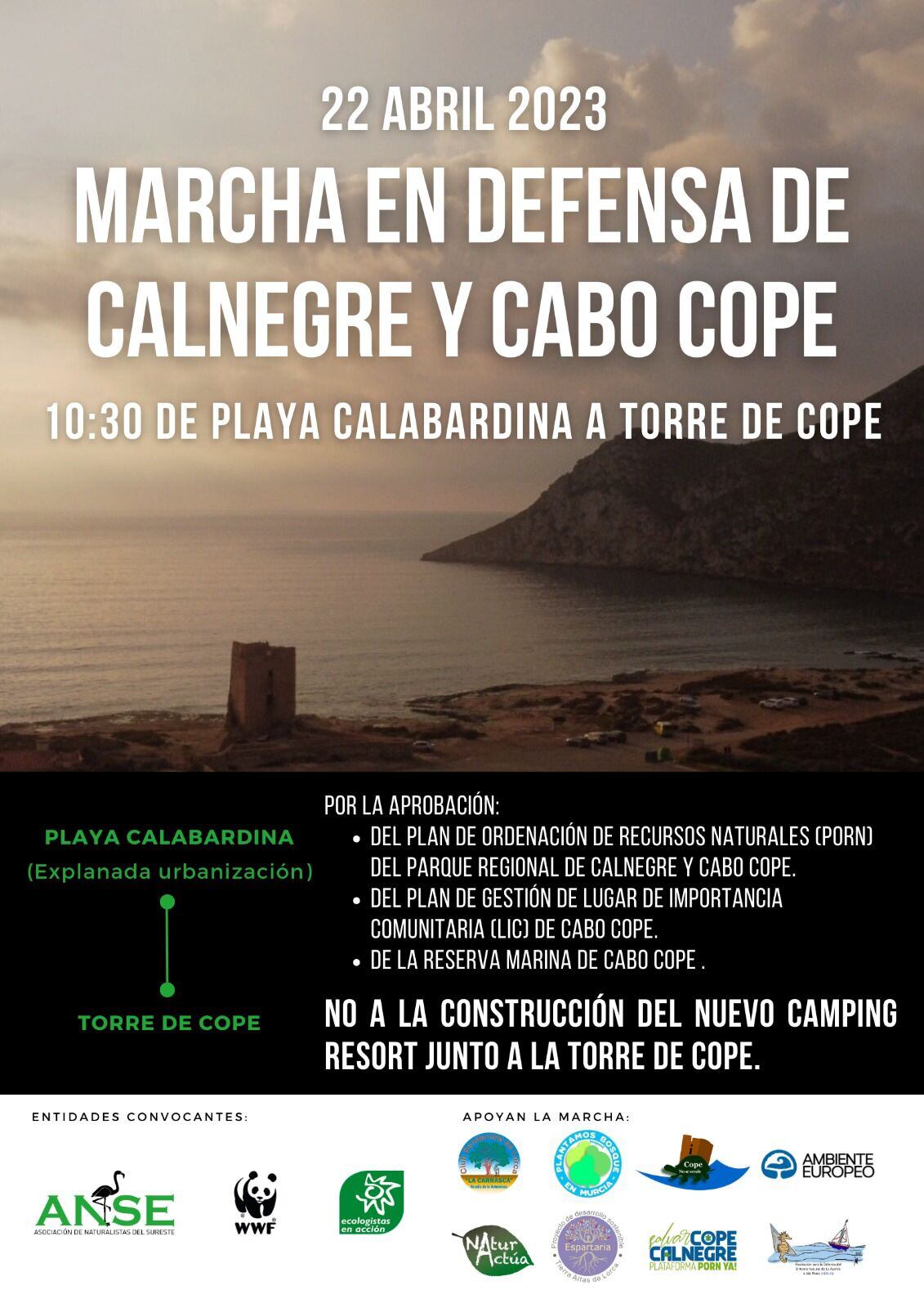 Marcha en defensa de Calnegre y Cabo Cope