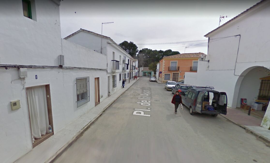 Calle en la que se ha producido el incendio