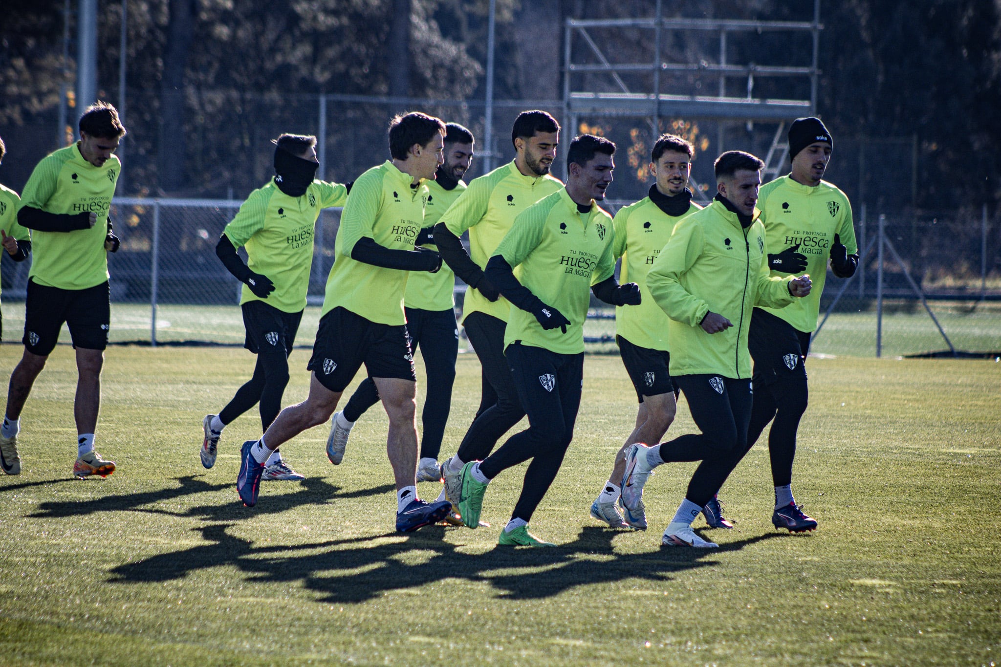 La plantilla de la SD Huesca vuelve a los entrenamientos