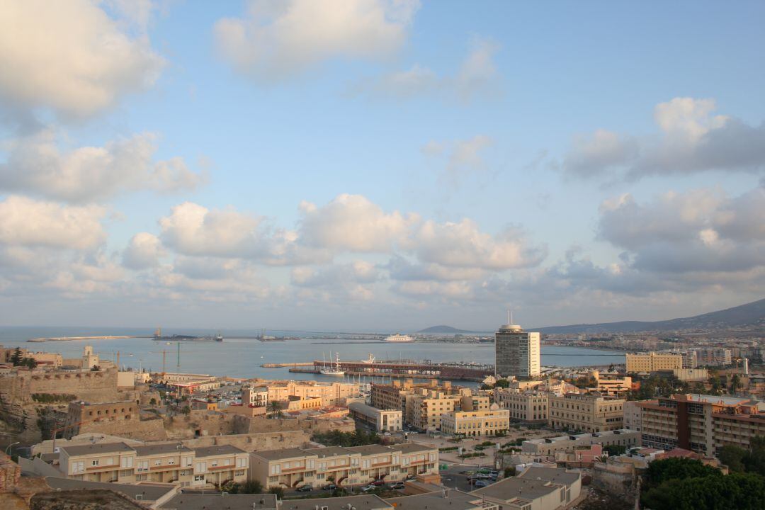 Vista de la ciudad de Melilla.