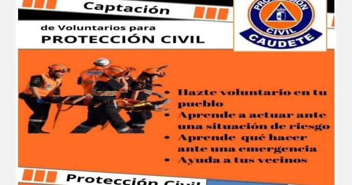 Cartel de la actividad del sábado en Caudete