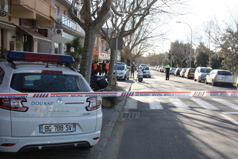 Dispositiu mixt Mossos-Gendarmerie a La Jonquera