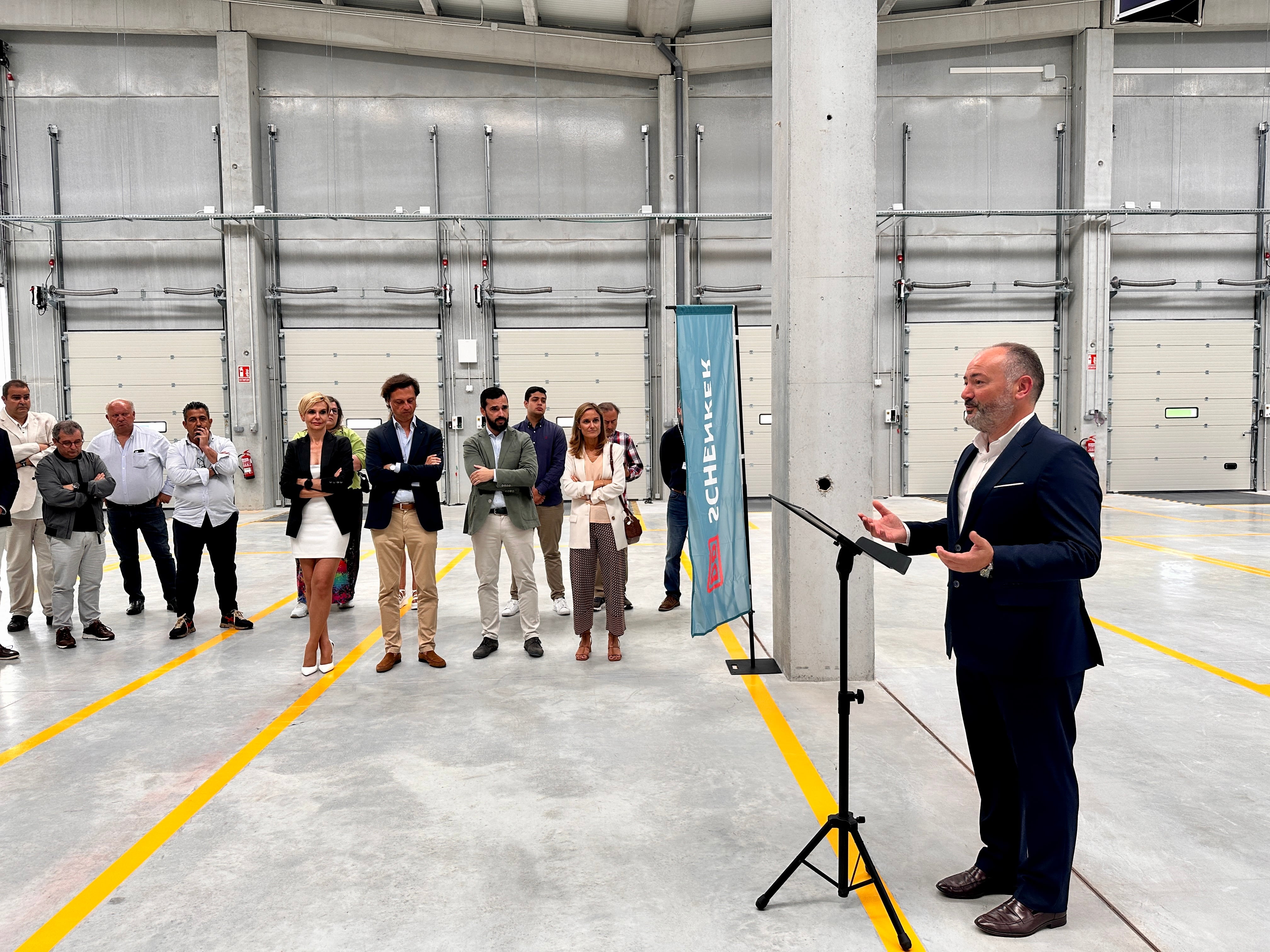 Inauguración de la plataforma de DB Schenker en Ledoño, Culleredo