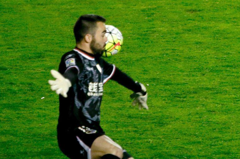 Juan Carlos durante el partido ante el Barça.