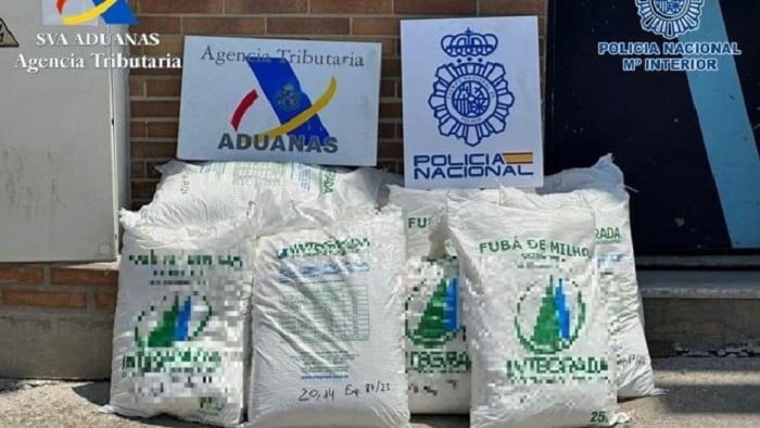 Droga intervenida en el puerto de Algeciras