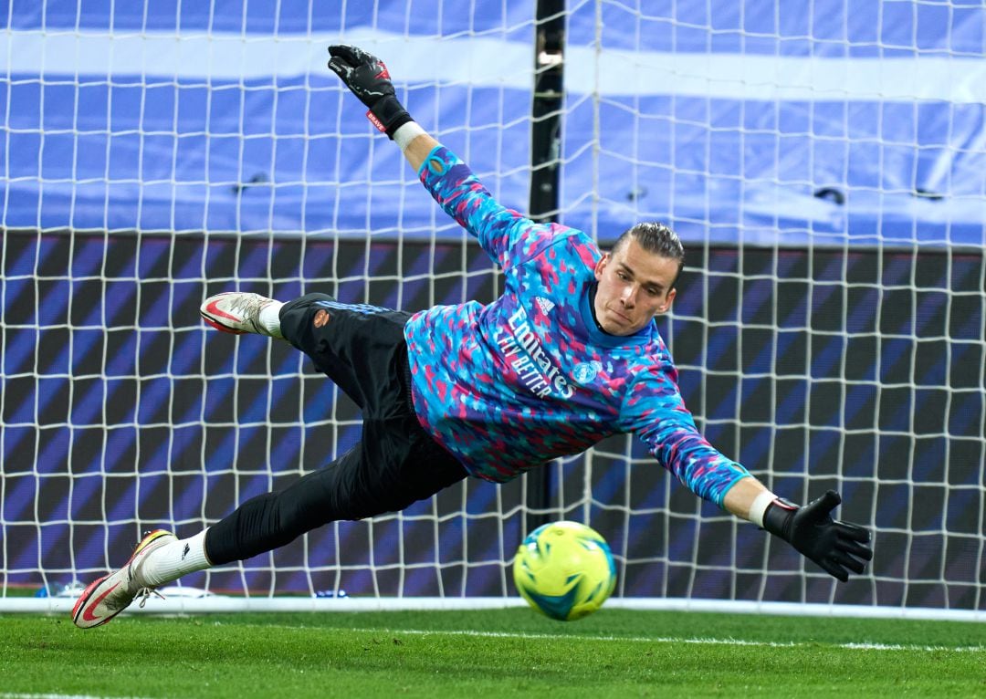 Lunin será titular ante la baja de Courtois.
