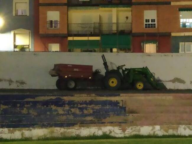 Las máquinas preparadas para la resiembra