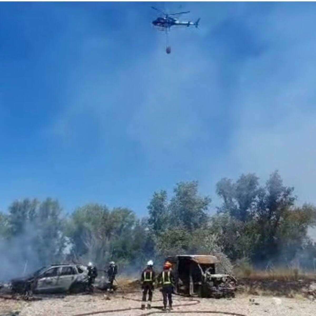 Detenido el hombre que provocó el incendio de Talamanca de Jarama y huyó sin dar aviso