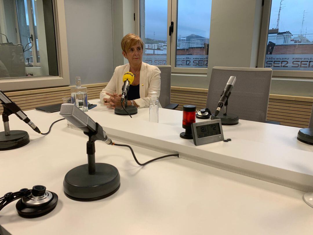 Arantxa Tapia, este miércoles durante su entrevista en &#039;La Ventana Euskadi&#039;