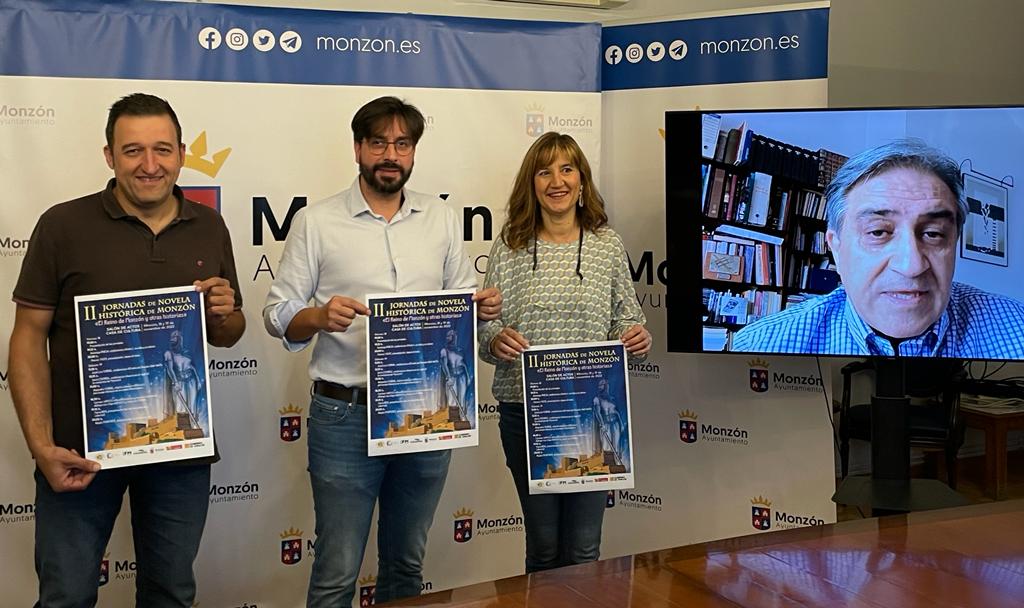 Presentación de las II Jornadas de novela histórica en Monzón