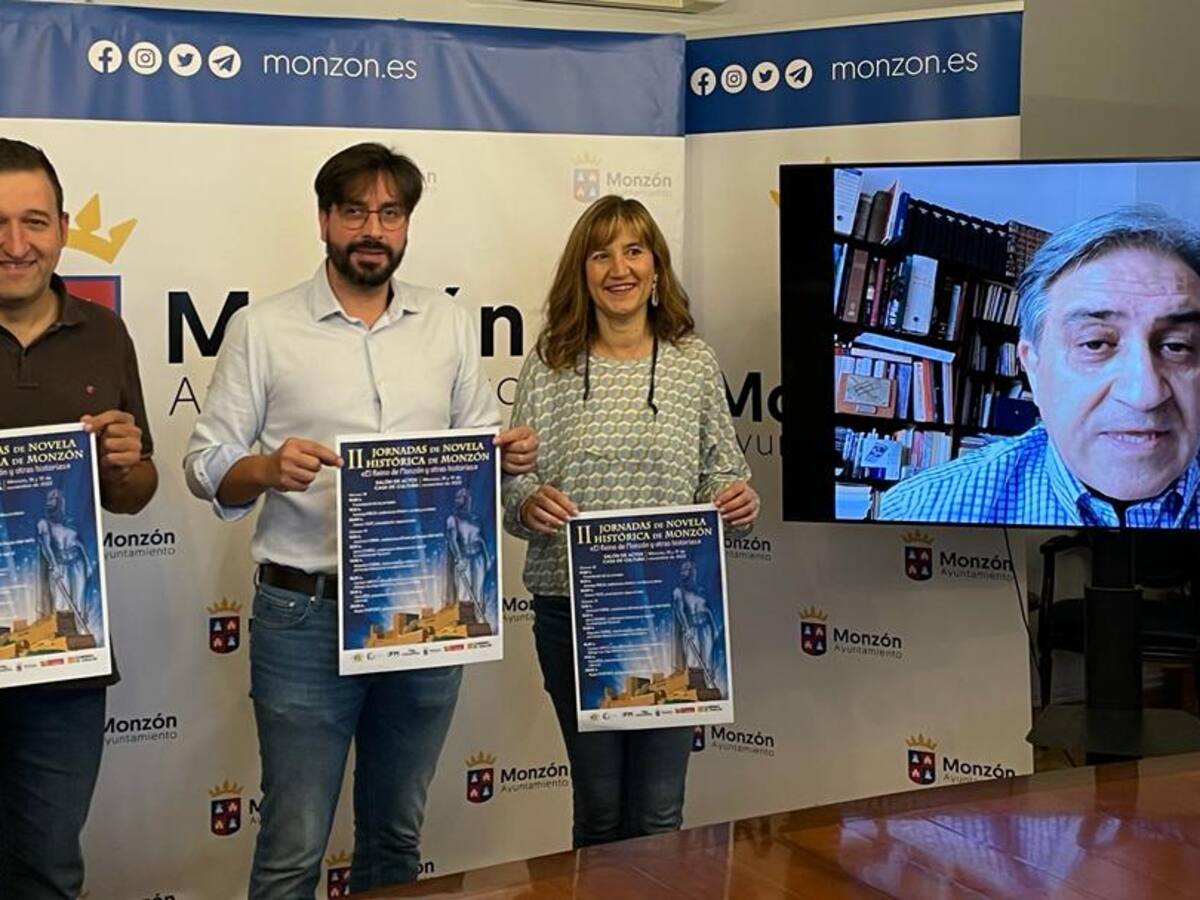 Monzón presenta II Jornadas de Novela Histórica ‘El Reino de Monzón y otras historias’
