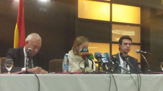 Ana Pastor, durante la rueda de prensa