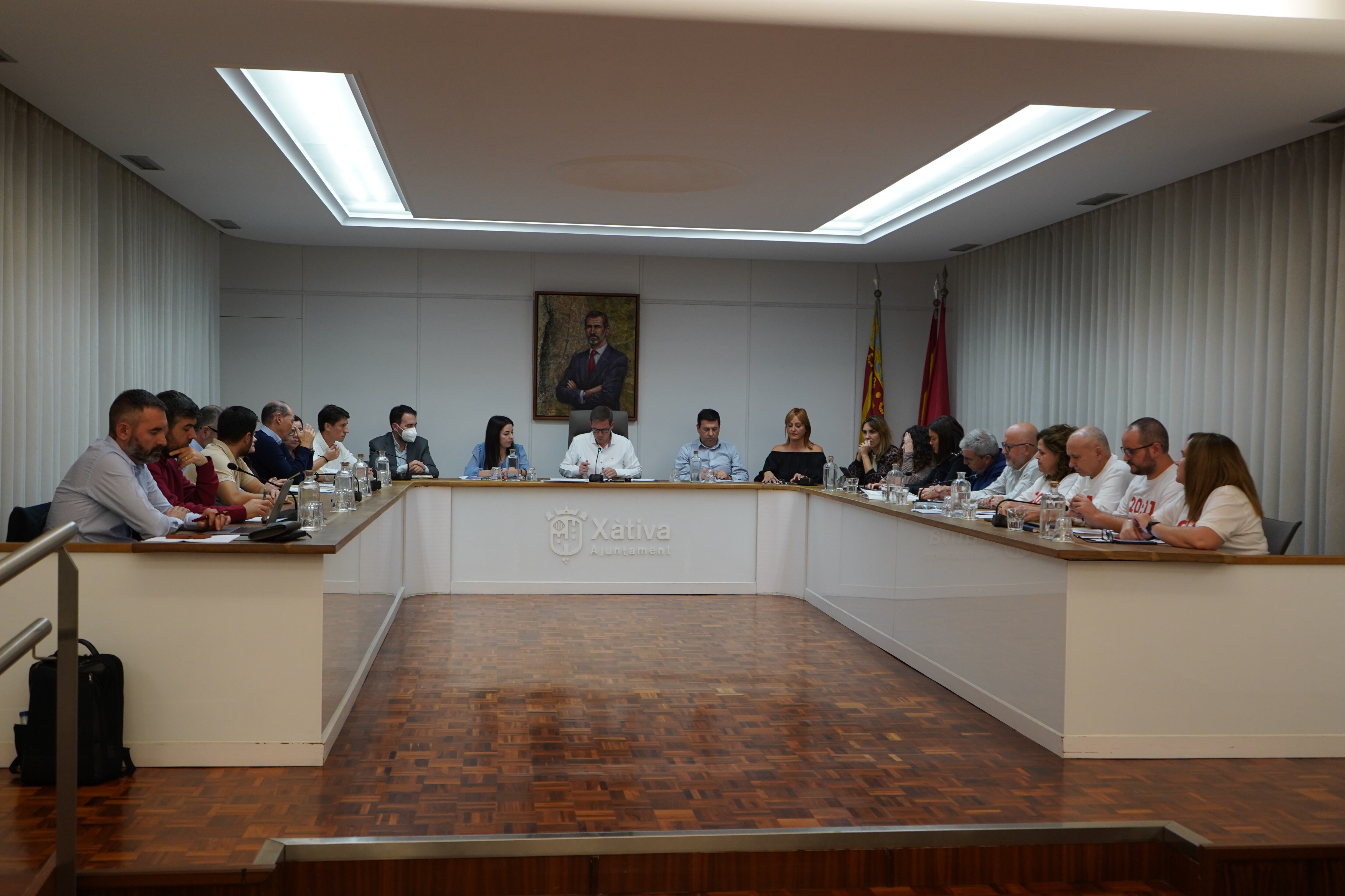 Pleno de octubre en Xàtiva
