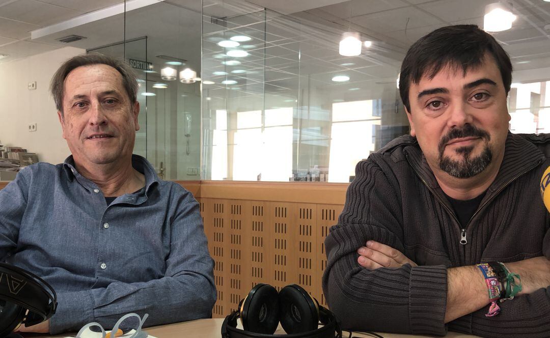 Narcís Genis i Alfons Petit a la tertúlia