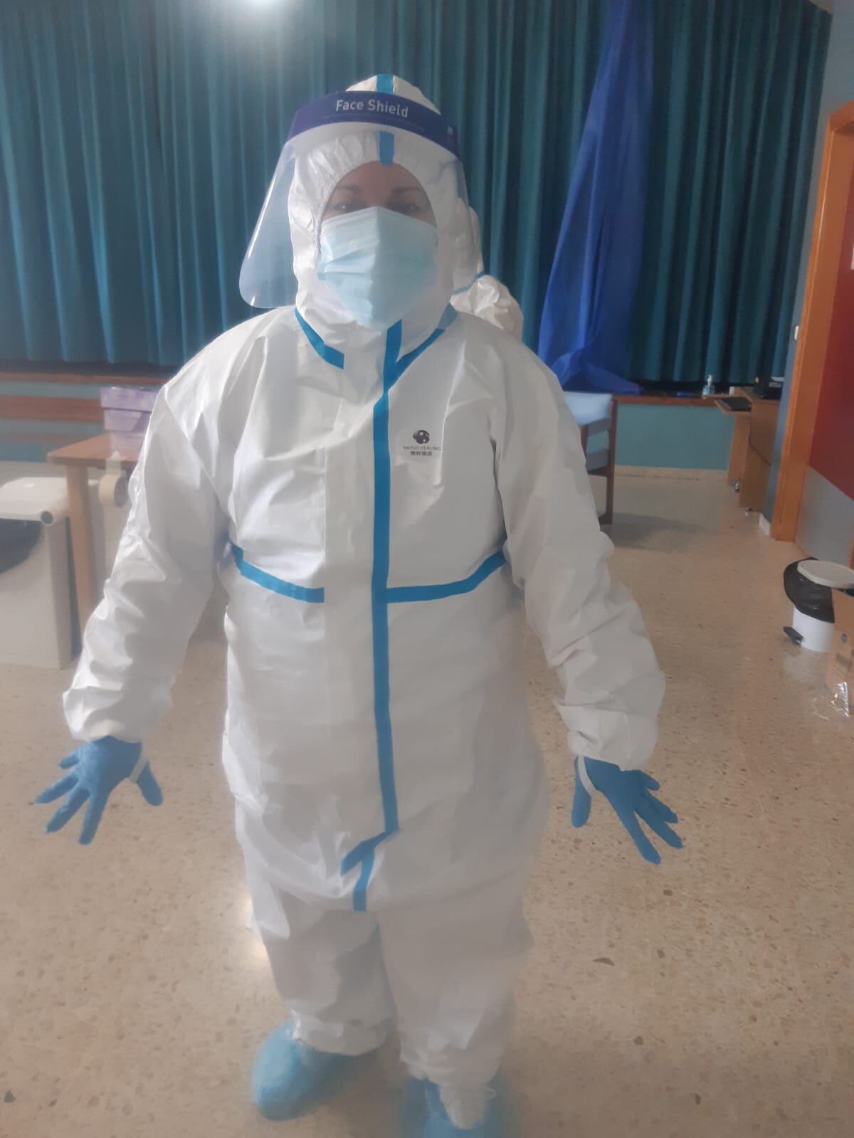 Sanitaria de la residencia Domingo Sastre de Lorca