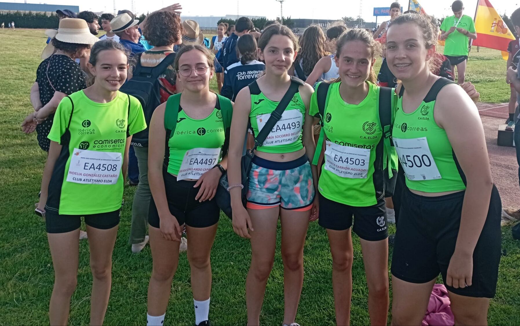 Atletas del Club Atletismo Elda