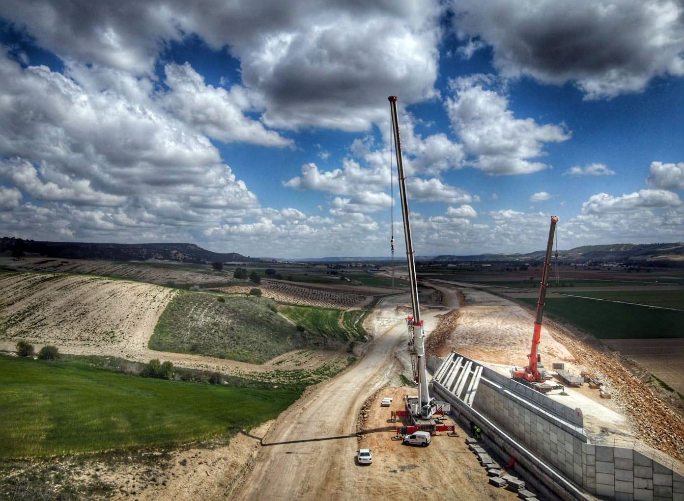 Obras de la A-11 entre Tudela de Duero y Quintanilla de Arriba en Valladolid