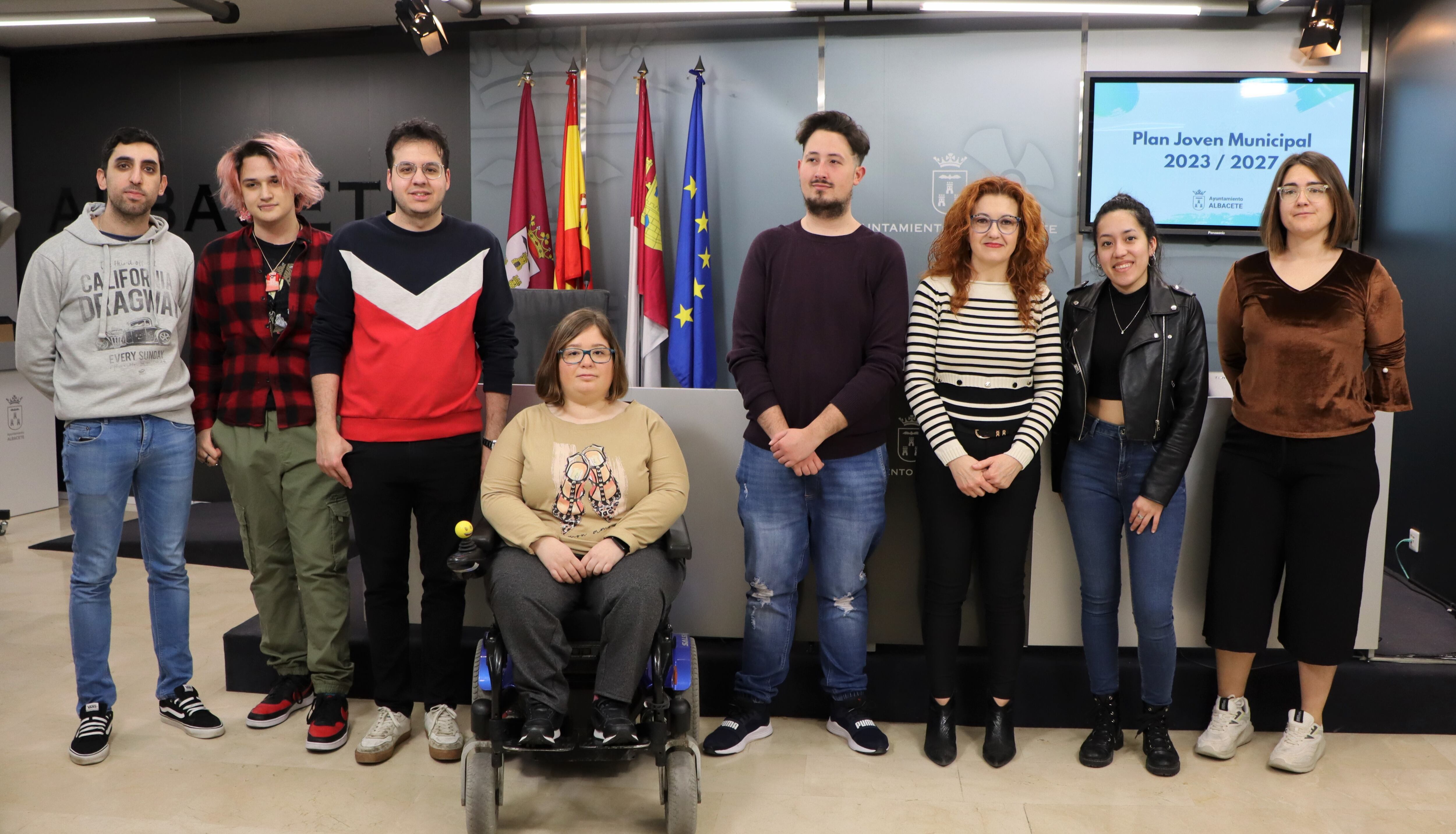 Presentación del Plan Joven Municipal 2023/2027 en el Ayuntamiento de Albacete