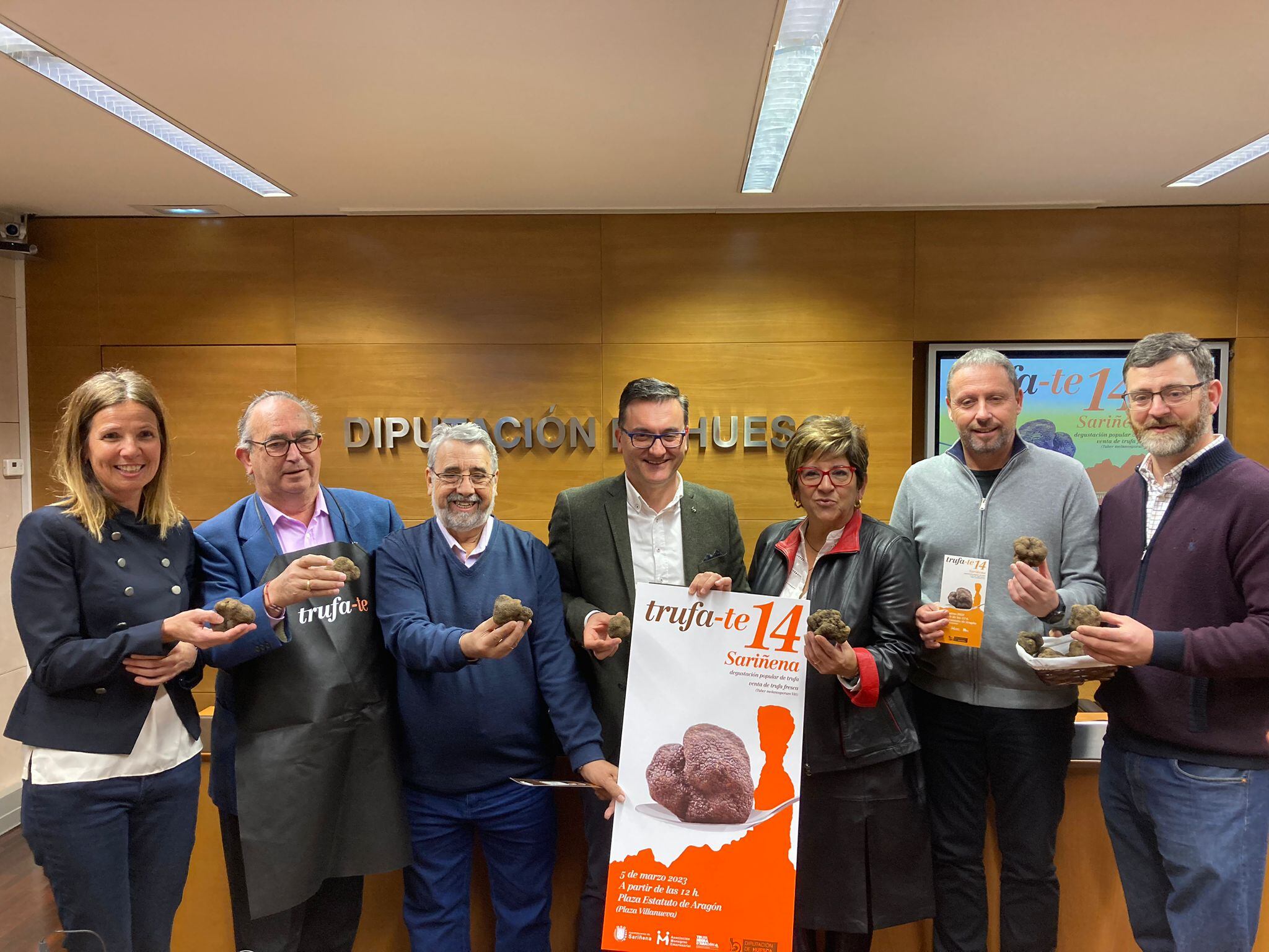 Participantes en la presentación de la 14ª edición de Trufa-te