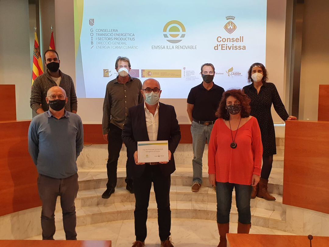 Un momento durante la presentación de la hoja de ruta